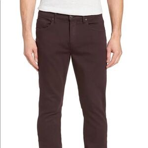 PAIGE Federal Straight Jeans Dark Port Sz 34x31